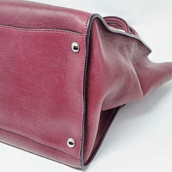 100% Auth Prada Leather Satchel Bag - Picture 8 of 14